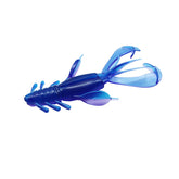 Kylebooker Conjunto de pesca en embalses al aire libre/lote cebo suave de camarón de dos colores 101MM/10,4G cebo suave de gusano cebo de silicona